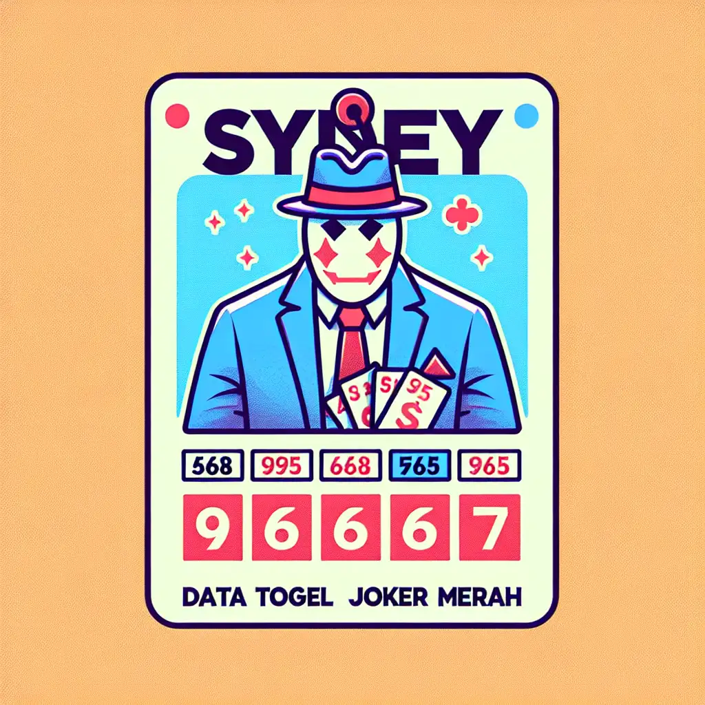 Data Togel Sydney 6D Joker Merah